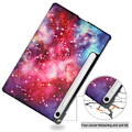 Miniatyrbillede 7 af 8: Trifoldet stativ Smart Taske til Samsung Galaxy Tab S9 FE Multicolor