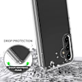 Miniatyrbillede 3 af 6: Til Samsung Galaxy A14 5G TPU+akryl anti-drop telefonetui Transparent