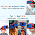 Miniatyrbilde 5 av 11: Kompatibel med Nintendo Switch LCD/OLED VR-briller Virtual Reality-briller Red