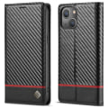 Miniatyrbilde 1 av 5: LC.IMEEKE Lommebokveske for iPhone 15 Plus - Svart Black
