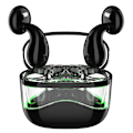 Miniatyrbilde 7 av 8: Trådløse Bluetooth-hodetelefoner In-Ear Ultra-Lang Standby Samtale Sportshodetelefoner - Svart Black