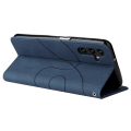 Miniatyrbilde 7 av 8: For Samsung Galaxy A14 5G KT Series-1 Lommebok Telefonveske - Blå/Rød Blue