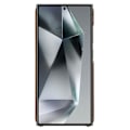 Miniatyrbillede 3 af 4: Til Samsung Galaxy S25 Ultra  KSQ PU-læderbelagt skal hårdt etui Brown