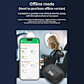 Miniatyrbillede 7 af 9: 150 Sprog Oversættelse Oversætter Smart Voice Bluetooth In Ear-hovedtelefoner - Hvid White