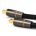 Miniatyrbillede 9 af 9: 2m SPDIF 5.1 Audio Channel Optisk Kabel Audio Line Digital guldbelagt Black