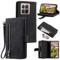 Til Xiaomi 17T Pro Pungcover Zipper Wallet Black