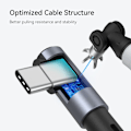 Miniatyrbilde 5 av 10: 5m ladekabel for Meta Quest 3 3S PICO 4, 5Gbps hodeset tdataoverføring Black