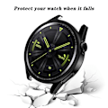 Miniatyrbillede 2 af 6: Huawei Watch GT 3 42mm urkasseramme med hærdet glas sort Black
