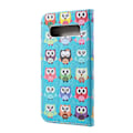 Miniatyrbild 2 av 5: Samsung Galaxy S10+ Plånboksfodral - Multiple Owls Svart