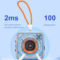 Pikkukuva 2 / 7: GAMSING Air Drum Set Bluetooth-kaiutintikkuilla Kannettava rumpusetti White