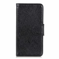 Pikkukuva 1 / 5: Samsung Galaxy A40 Kuvioitu Jaettu Nahkainen Lompakkokotelo - Musta Black