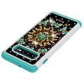 Pikkukuva 3 / 5: Samsung Galaxy S10+ Pattern PC TPU Phone Shell - Pretty Butterflies Black