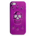 Miniatyrbild 5 av 5: iPhone 5/5s Dödskalle ,Skull Skal LILA