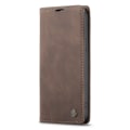 Miniatyrbillede 1 af 11: CASEME Retro tegnebog taske til iPhone 14 Pro Max - Mørkebrun Brown