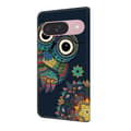 Miniatyrbilde 2 av 5: For Google Pixel 10 Pro / 10 / 9 Pro / 9 Wallet Case Pattern Printing PU Leather Flip Stand Phone Cover Multicolor
