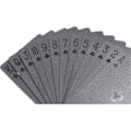 Miniatyrbillede 9 af 9: 54stk Vandtæt plast sort geometri Back Poker spillekort Black
