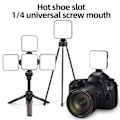 Miniatyrbillede 8 af 8: LED-lys 3000-6000K Dæmpbar lyslampe Live-udsendelse fotografibelysning Black