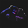 Pikkukuva 11 / 11: RGB LED Mask Gesture Face-Changing Glowing Mask Halloween Party Black