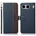 Miniatyrbillede 1 af 6: KHAZNEH Til OnePlus Nord 4 Pung Telefon Etui RFID Blokerende Flip Cover Blue