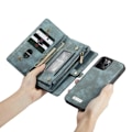 Pikkukuva 3 / 11: CASEME iPhone 12 Pro Max Retro plånboksfodral - Blå Blue