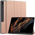 Miniatyrbild 1 av 7: För Samsung Galaxy Tab S10 Ultra Stativfodral Stötsäkert med Pennhållare - Guld Grön