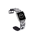 Miniatyrbillede 2 af 7: Silikone urrem til Apple Watch 4 44mm, serie 3/2/1 42mm - firkant Multicolor