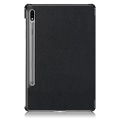 Miniatyrbilde 8 av 10: Slim Fit Dekseldeksel til Samsung Galaxy Tab S7/Tab S8 - Svart Black