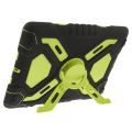 Pikkukuva 4 / 8: Pepkoo Spider Series for iPad 2 3 4 Silicone PC Extreme Heavy Duty Case - Green Multicolor