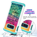 Pikkukuva 5 / 5: Samsung Galaxy S10e Pattern PC TPU Phone Shell - Quote Never Stop Dreaming Black