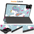 Pikkukuva 7 / 7: Xiaomi Redmi Pad SE Stand Slim Fit Peite Sleep/Wake - Unicorn Multicolor