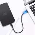 Pikkukuva 6 / 8: 1,5 m USB-A-uros-5-nastainen mini-USB-uros-tiedonsiirtolataus Black