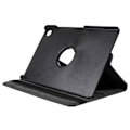 Pikkukuva 7 / 10: Litchi-kotelon pyörivä jalusta Samsung Galaxy Tab A8 10.5 (2021) Black