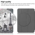 Miniatyrbilde 10 av 10: Tri-fold Stativveske for iPad 10.9 (2022) Tablettdeksel - Kart Multicolor