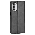 Miniatyrbillede 6 af 6: Wallet Stand Flip Phone Case til Motorola Moto G52 - Sort Black