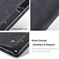 Miniatyrbillede 9 af 9: CASEME Retro tegnebog taske til Xiaomi Mi 11 Lite - Sort Black