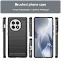 Pikkukuva 6 / 8: Puhelinkotelo TPU Shell Takakansi Carbon OnePlus 13R - Musta Black