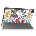Pikkukuva 5 / 7: Kolminkertainen telinekotelo Samsung Galaxy Tab A9+ 11" - Butterflies Multicolor