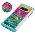 Pikkukuva 3 / 5: Samsung Galaxy S10e Pattern PC TPU Phone Shell - Quote Never Stop Dreaming Black