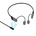 Miniatyrbilde 4 av 6: Lader for Shokz Openswim Pro S710 Beinledning Black