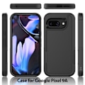 Miniatyrbillede 2 af 6: Til Google Pixel 9a Etui 2 i 1 PC + TPU Stødsikkert Cover Sort Black