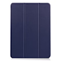 Pikkukuva 5 / 9: iPad Air 11 (2024) Kotelo Auto Herää / Nuku Kolminkertainen Taittojalusta Tabletin Suoja - Tummansininen Dark blue