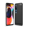 Miniatyrbilde 1 av 2: MOFI Xiaomi Mi 10/Mi 10 Pro Karbonfiberdeksel - Svart Black