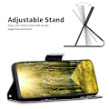 Miniatyrbilde 4 av 6: Pengesekk-Stativveske for Sony Xperia 10 VI Mønster Telefondeksel Multicolor
