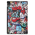 Miniatyrbild 4 av 8: Tri-fold Fodral till Lenovo Tab P11 TB-J606F - Graffiti multifärg