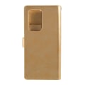Pikkukuva 7 / 10: MERCURY GOOSPERY Mansoor Wallet Diary PU-nahkakotelo Samsung Galaxy S21 Ultra Gold