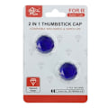 Miniatyrbillede 5 af 5: 2 stk Kompatibel med Nintendo Switch Switch Lite Joystick Thumb Stick Grip - Blå Blue