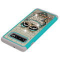 Pikkukuva 3 / 5: Samsung Galaxy S10+ Pattern PC TPU Phone Shell - Owl Black