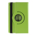 Miniatyrbillede 1 af 5: Litchi Taske Roterende Stativ Samsung Galaxy Tab A7 10.4 (2020) Green