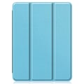 Pikkukuva 6 / 6: iPad Pro 11 2021 kolminkertainen jalustan tabletin suojakotelo - SkyBlue Light blue