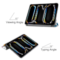Miniatyrbillede 3 af 7: Til iPad Pro 11 (2024) Etui Tre-fold Stativ Tablet Cover - Butterflies Multicolor